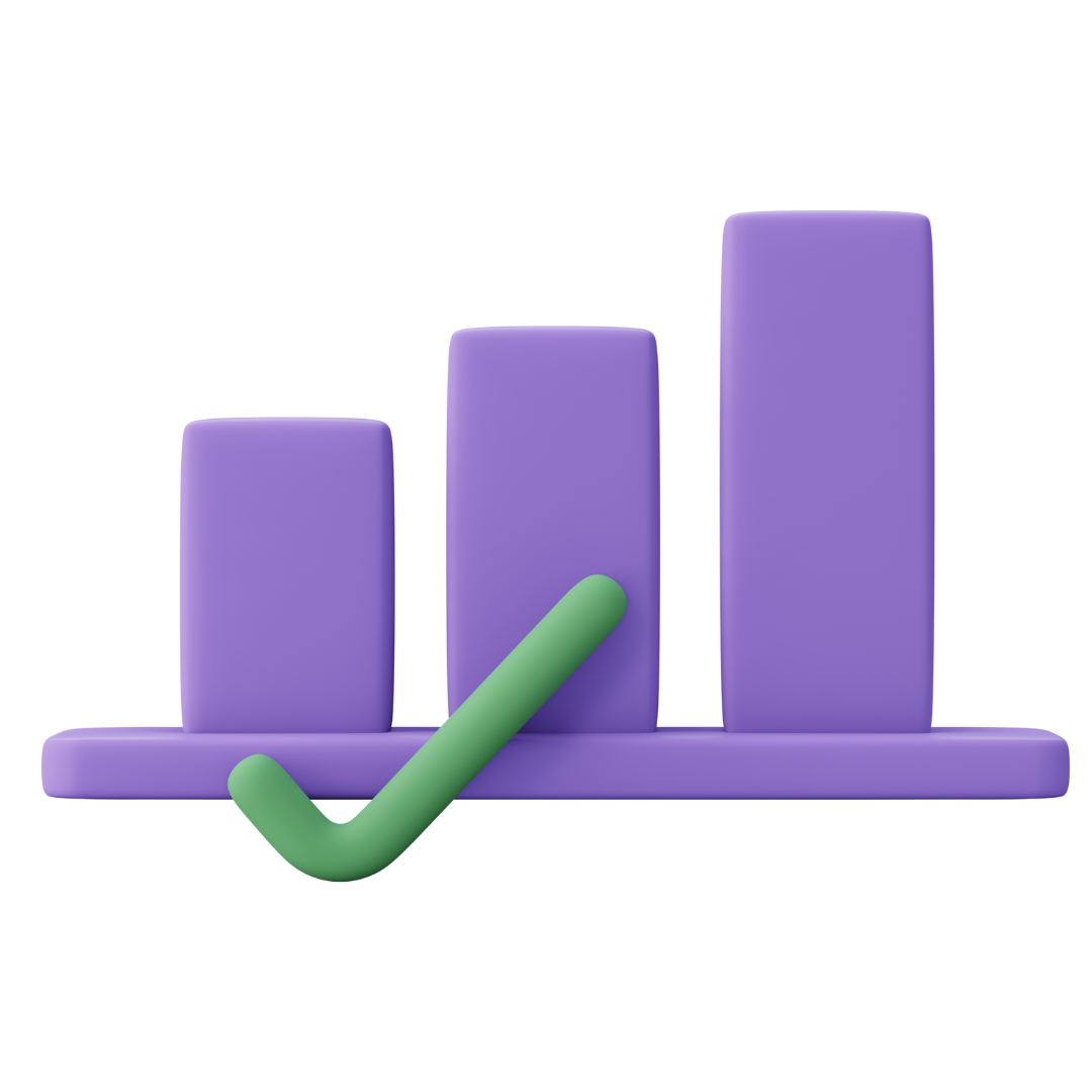 Lilac Graph Tick