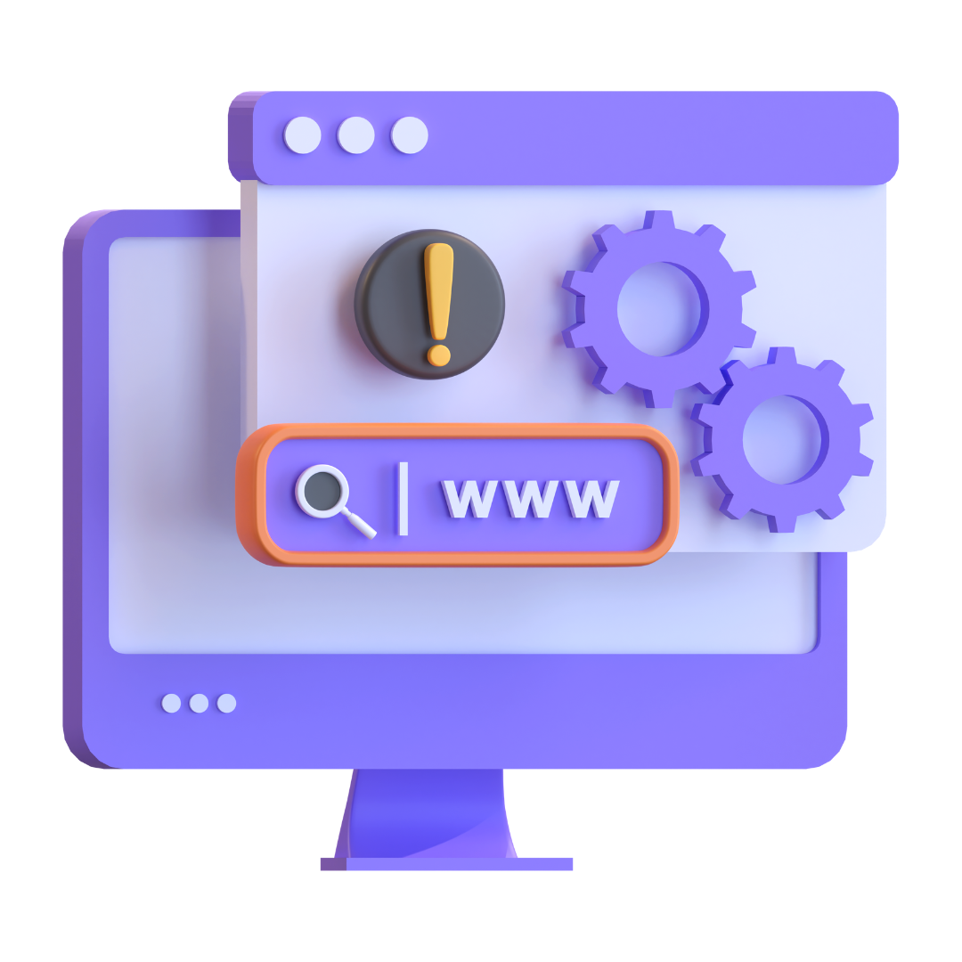 Purple blue webpage
