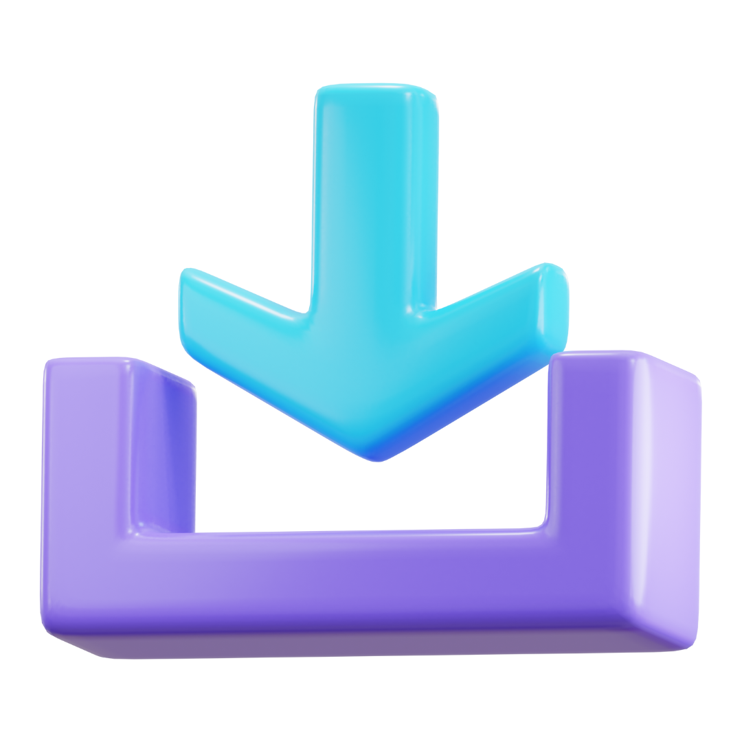 Lilac Blue Arrow