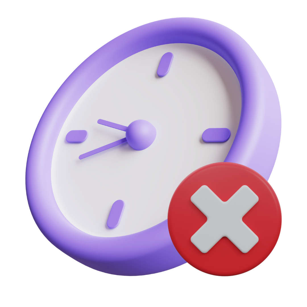 Lilac Stop Clock