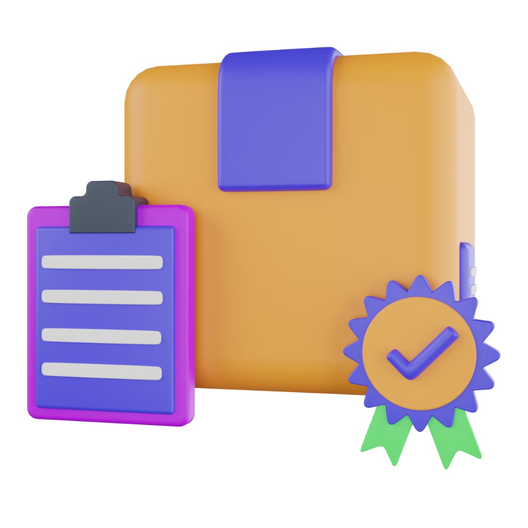 Purple Folder Clipboard Tick